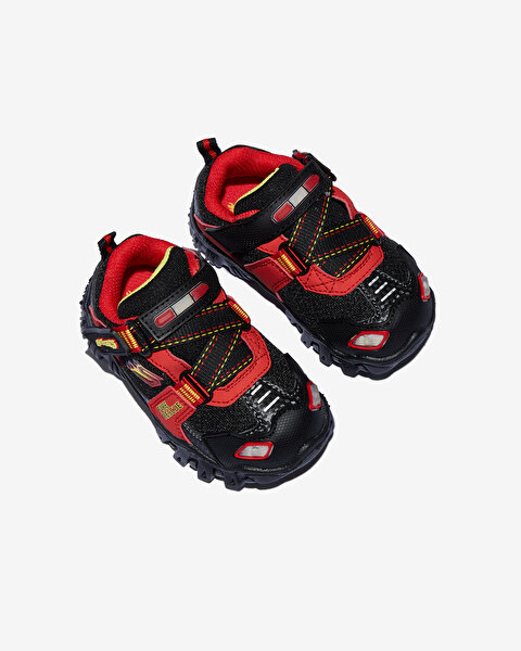 Skechers Damager Iii  -  Fire Stopper Küçük Erkek Çocuk Siyah Işıklı Spor Ayakkabı 400019N BKRD-6