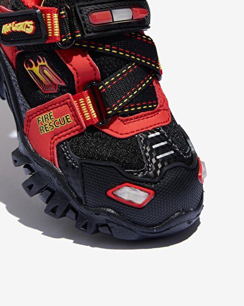 Skechers Damager Iii  -  Fire Stopper Küçük Erkek Çocuk Siyah Işıklı Spor Ayakkabı 400019N BKRD-7