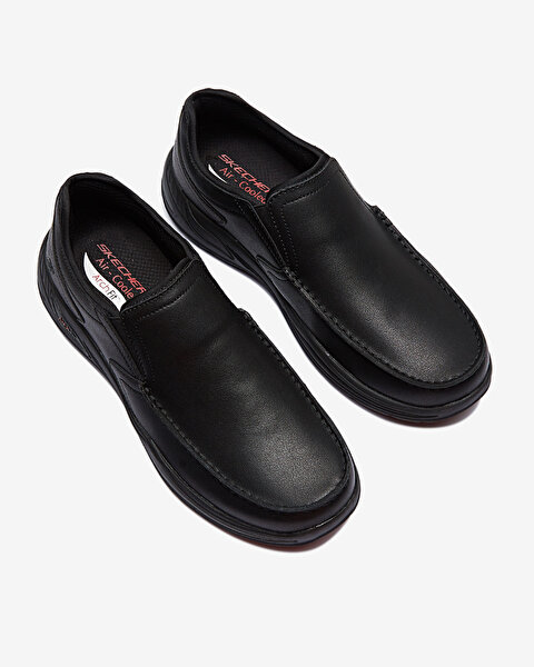 Skechers Arch Fit Motley  -  Hust Erkek Siyah Günlük Ayakkabı 204184 BLK-5