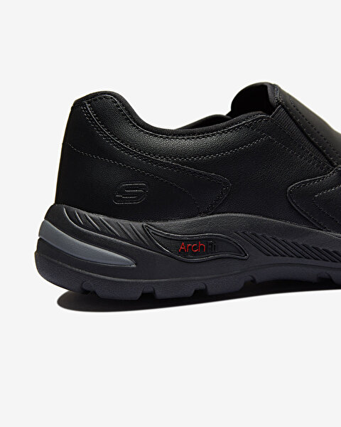 Skechers Arch Fit Motley  -  Hust Erkek Siyah Günlük Ayakkabı 204184 BLK-6