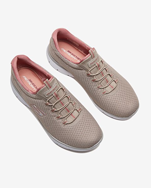 Skechers Summits Kadın Bej Spor Ayakkabı 12980 TPPK-5