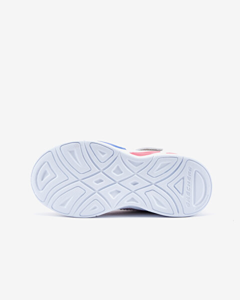 Skechers Shimmer Beams  -  Sparkle Glow Küçük Kız Çocuk Gri Işıklı Spor Ayakkabı 20300N SMLT-4