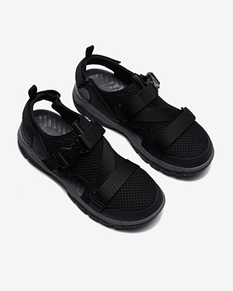 Skechers Tresmen  -  Rivero Erkek Siyah Sandalet 204112 BLK