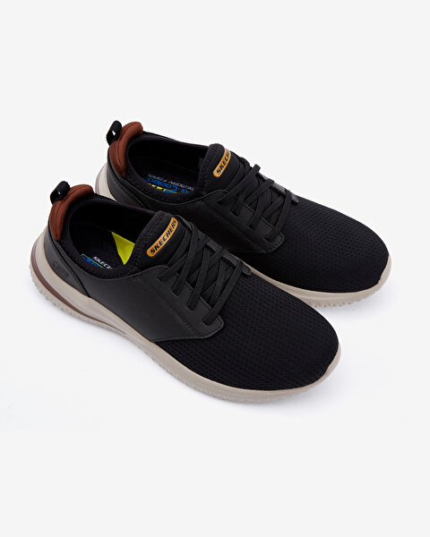 Skechers Delson 3.0  -  Mooney Erkek Siyah Günlük Ayakkabı 210239 BLK-5