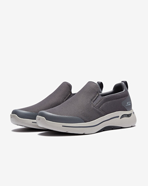 Skechers Go Walk Arch Fit - Togpath Erkek Gri Yürüyüş Ayakkabısı 216121 CHAR-2