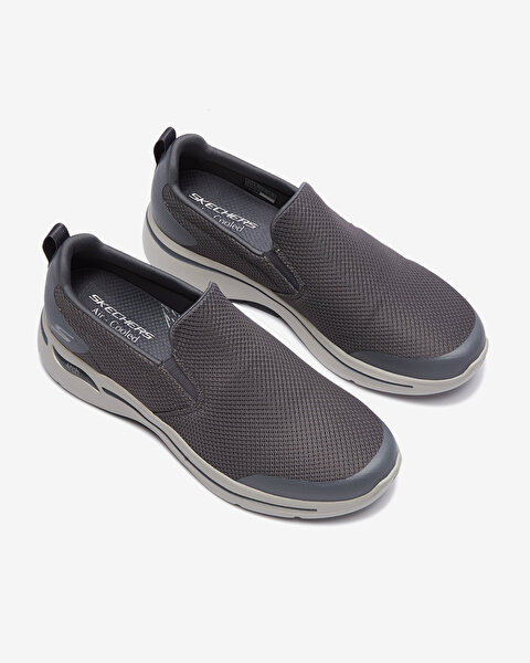 Skechers Go Walk Arch Fit - Togpath Erkek Gri Yürüyüş Ayakkabısı 216121 CHAR-5