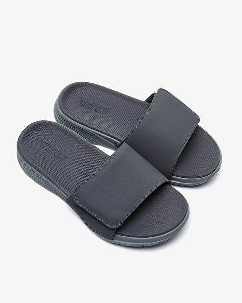 Skechers Go Consistent Sandal - Watershed Erkek Gri Terlik 229033 CHAR-5