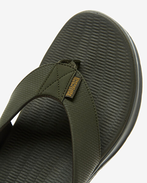 Skechers Go Consistent Sandal Erkek Haki Parmak Arası Terlik 229035 OLV-7
