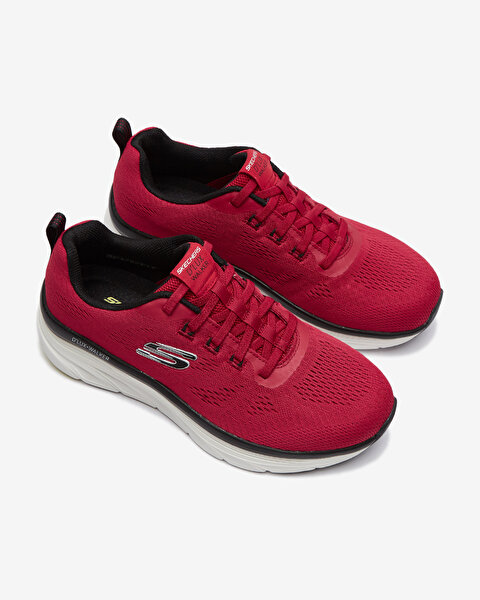 Skechers D'lux Walker - Commuter Erkek Kırmızı Spor Ayakkabı 232261 RDBK