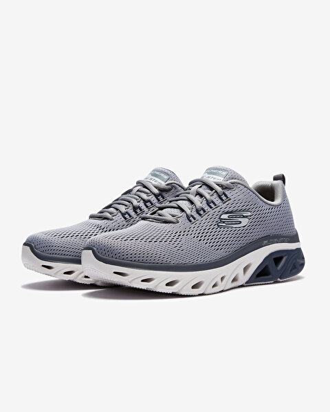 Skechers Glide - Step Sport  -  Wave Heat Erkek Gri Spor Ayakkabı 232270 GYNV-2