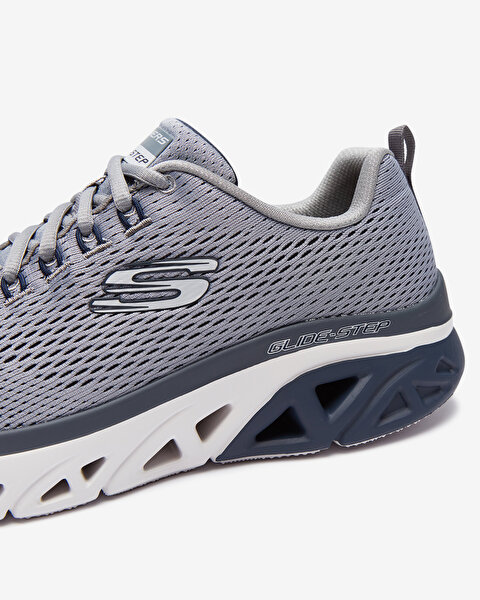 Skechers Glide - Step Sport  -  Wave Heat Erkek Gri Spor Ayakkabı 232270 GYNV-6