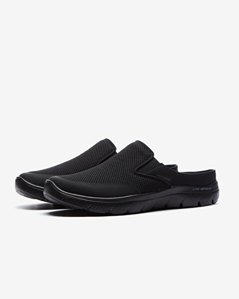 Skechers Summits Erkek Siyah Arkası Açık Spor Ayakkabı 232296TK BBK-2