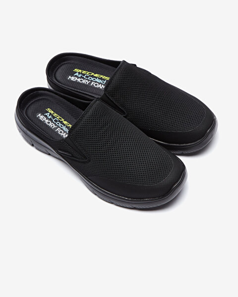 Skechers Summits Erkek Siyah Arkası Açık Spor Ayakkabı 232296TK BBK-5