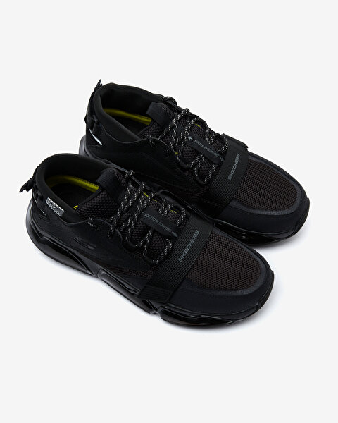 Skechers Air Cushioning Mega Erkek Siyah Sneakers 232384 BBK-5