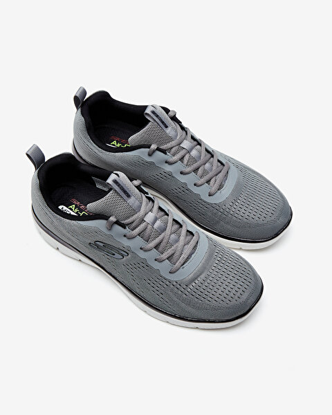 Skechers Summits Erkek Gri Spor Ayakkabı 232395TK GYBK-5