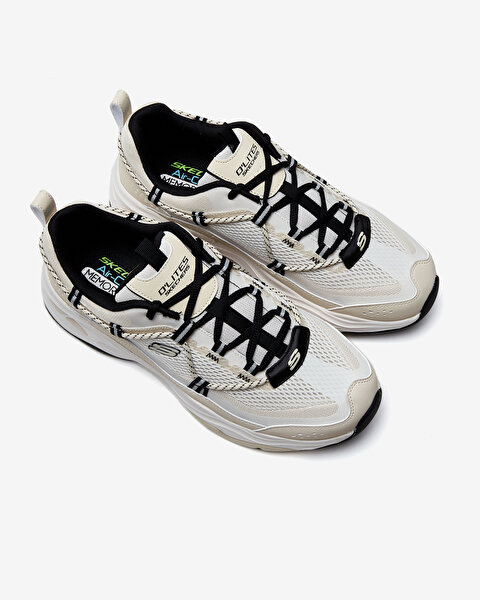 Skechers D'lites 4.0  -  Downhaul Erkek Bej Sneakers 237407 NTBK-6