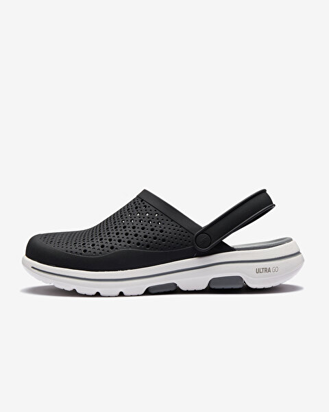 Skechers Go Walk 5 Foamies - Astonished Erkek Siyah Terlik 243002 BKGY-1