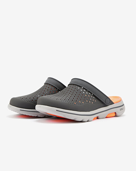 Skechers Go Walk 5 Foamies - Astonished Erkek Gri Terlik 243002 CCOR-3