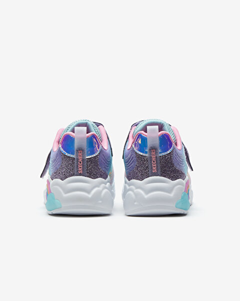 Skechers Rainbow Racer - Nova Blitz Büyük Kız Çocuk Çok Renkli Işıklı Spor Ayakkabı 302309L MLT-5