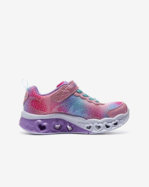 Skechers Flutter Heart Lights - Simply Love Büyük Kız Çocuk Pembe Işıklı Spor Ayakkabı 302315L PKMT-2