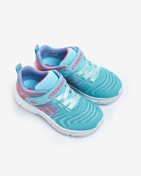 Skechers Go Run 650 - Fierce Flash Küçük Kız Çocuk Mavi Koşu Ayakkabısı 302478N AQPK-5
