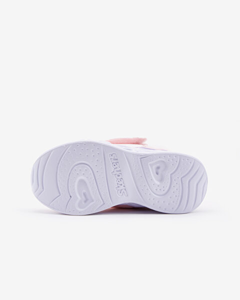 Skechers Heart Lights - Brilliant Rainbow Küçük Kız Çocuk Pembe Işıklı Bot 302669N PKLV-4