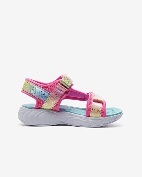 Skechers Unicorn Dreams Sandal Büyük Kız Çocuk Pembe Işıklı Sandalet 302682L PKMT-2