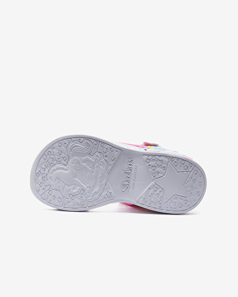 Skechers Unicorn Dreams Sandal Büyük Kız Çocuk Pembe Işıklı Sandalet 302682L PKMT-4