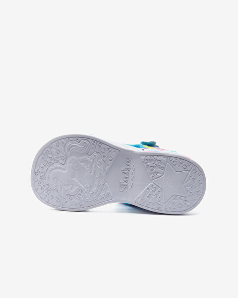 Skechers Unicorn Dreams Sandal Büyük Kız Çocuk Mor Işıklı Sandalet 302682L PRMT-4