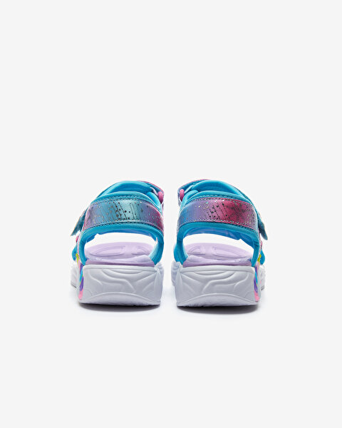 Skechers Unicorn Dreams Sandal Büyük Kız Çocuk Mor Işıklı Sandalet 302682L PRMT-5
