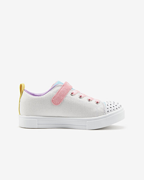 Skechers Twinkle Sparks - Unicorn Charme Büyük Kız Çocuk Beyaz Işıklı Spor Ayakkabı 314789L WMLT-2