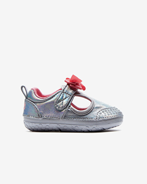 Skechers Learners  -  Mini Shines Küçük Kız Çocuk Gri Ilk Adım Ayakkabısı 314953N SIL-1