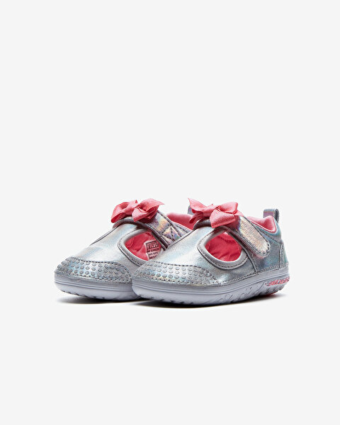 Skechers Learners  -  Mini Shines Küçük Kız Çocuk Gri Ilk Adım Ayakkabısı 314953N SIL-2