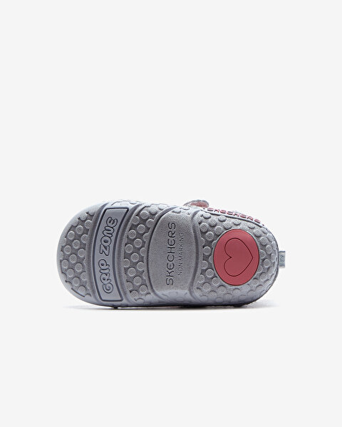 Skechers Learners  -  Mini Shines Küçük Kız Çocuk Gri Ilk Adım Ayakkabısı 314953N SIL-3