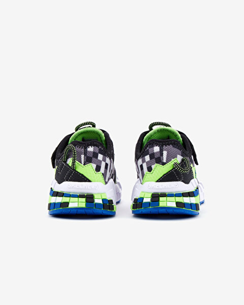 Skechers Mega - Craft Büyük Erkek Çocuk Siyah Spor Ayakkabı 400000L BBLM-4