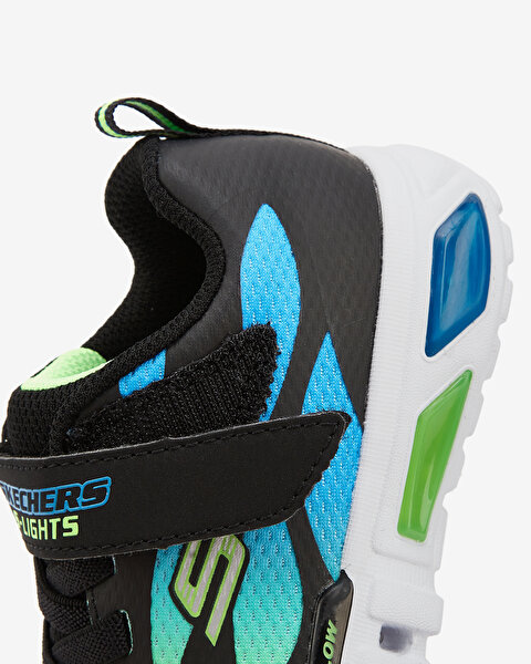 Skechers Flex - Glow  -  Dezlom Küçük Erkek Çocuk Siyah Işıklı Spor Ayakkabı 400016N BBLM-8