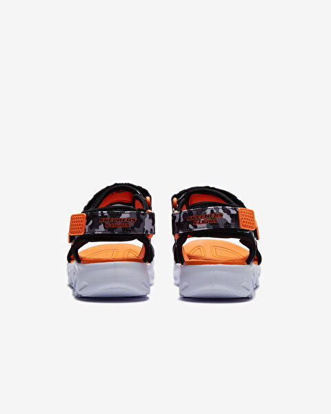 Skechers Hypno - Splash Büyük Erkek Çocuk Siyah Işıklı Sandalet 400077L BGOR-6
