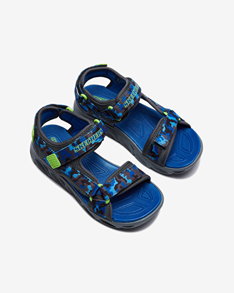 Skechers Hypno - Splash Büyük Erkek Çocuk Mavi Işıklı Sandalet 400077L BLLM-7