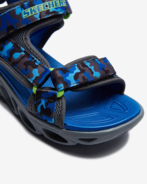 Skechers Hypno - Splash Büyük Erkek Çocuk Mavi Işıklı Sandalet 400077L BLLM-9