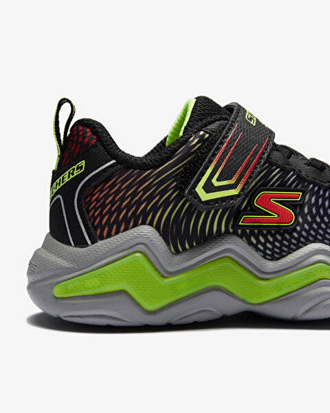 Skechers S Lights® - Erupters Iv Küçük Erkek Çocuk Siyah Işıklı Spor Ayakkabı 400125N BKLM-7