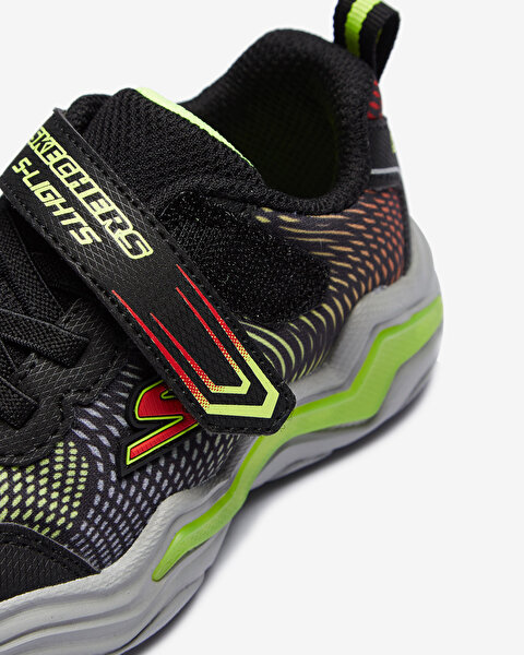 Skechers S Lights® - Erupters Iv Küçük Erkek Çocuk Siyah Işıklı Spor Ayakkabı 400125N BKLM-8