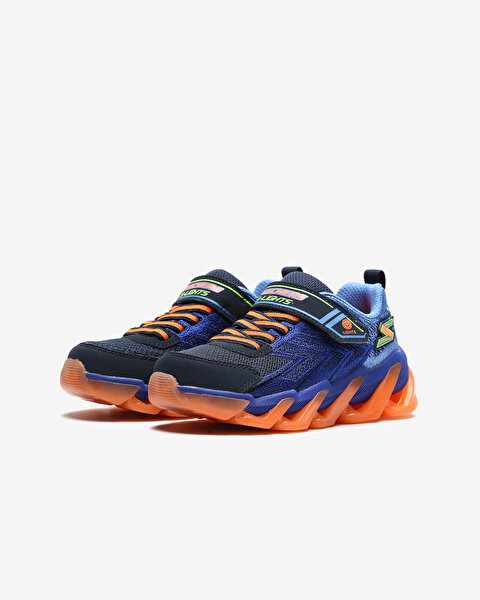 Skechers S Lights - Mega - Surge Büyük Erkek Çocuk Lacivert Işıklı Spor Ayakkabı 400130L NVOR-3