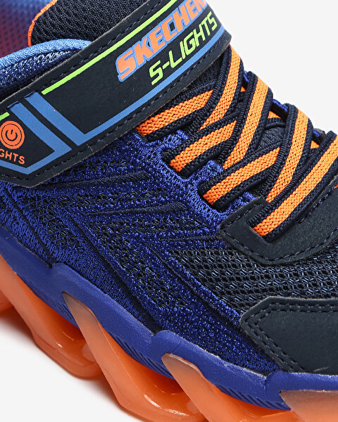 Skechers S Lights - Mega - Surge Büyük Erkek Çocuk Lacivert Işıklı Spor Ayakkabı 400130L NVOR-8