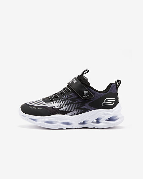Skechers S Lights - Vortex - Flash - Zorent Büyük Erkek Çocuk Siyah Işıklı Spor Ayakkabı 400600L BKG