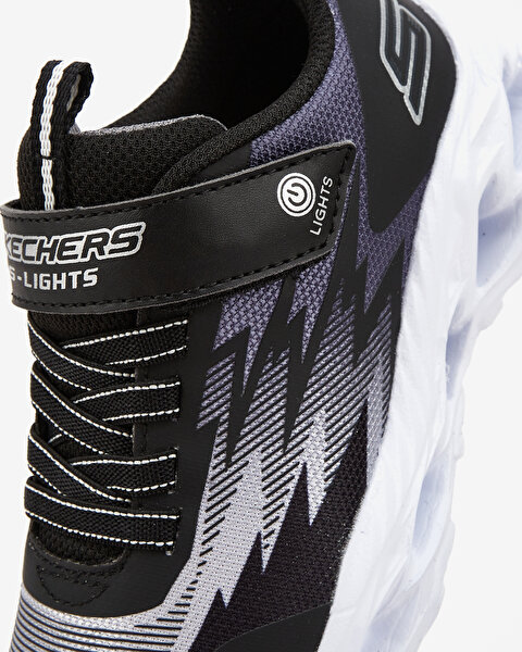 Skechers S Lights - Vortex - Flash - Zorent Büyük Erkek Çocuk Siyah Işıklı Spor Ayakkabı 400600L BKG-8