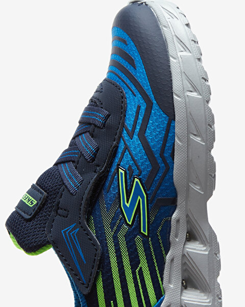 Skechers Magna - Lights Küçük Erkek Çocuk Lacivert Işıklı Spor Ayakkabı 401503N NVBL-6