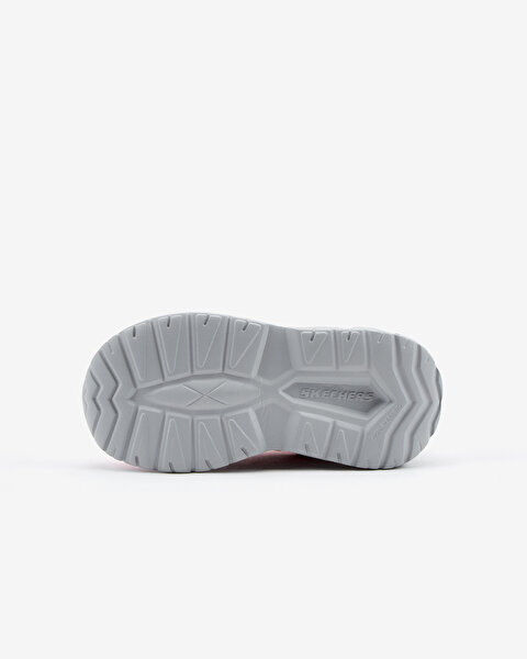 Skechers Magna - Lights Küçük Erkek Çocuk Kırmızı Işıklı Spor Ayakkabı 401503N RDBK-4