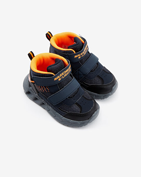 Skechers Magna - Lights  -  Frosty Fun Küçük Erkek Çocuk Lacivert Işıklı Bot 401504N NVBK-6