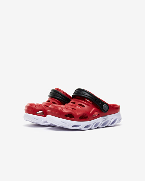Skechers Hypno - Splash  -  Razder Küçük Erkek Çocuk Kırmızı Işıklı Terlik 402000N RED-4