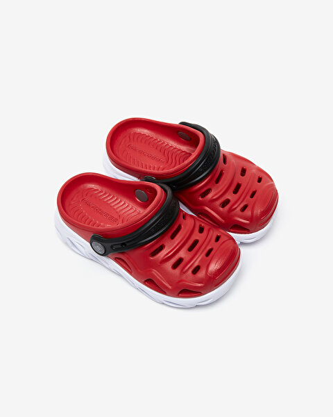 Skechers Hypno - Splash  -  Razder Küçük Erkek Çocuk Kırmızı Işıklı Terlik 402000N RED-7